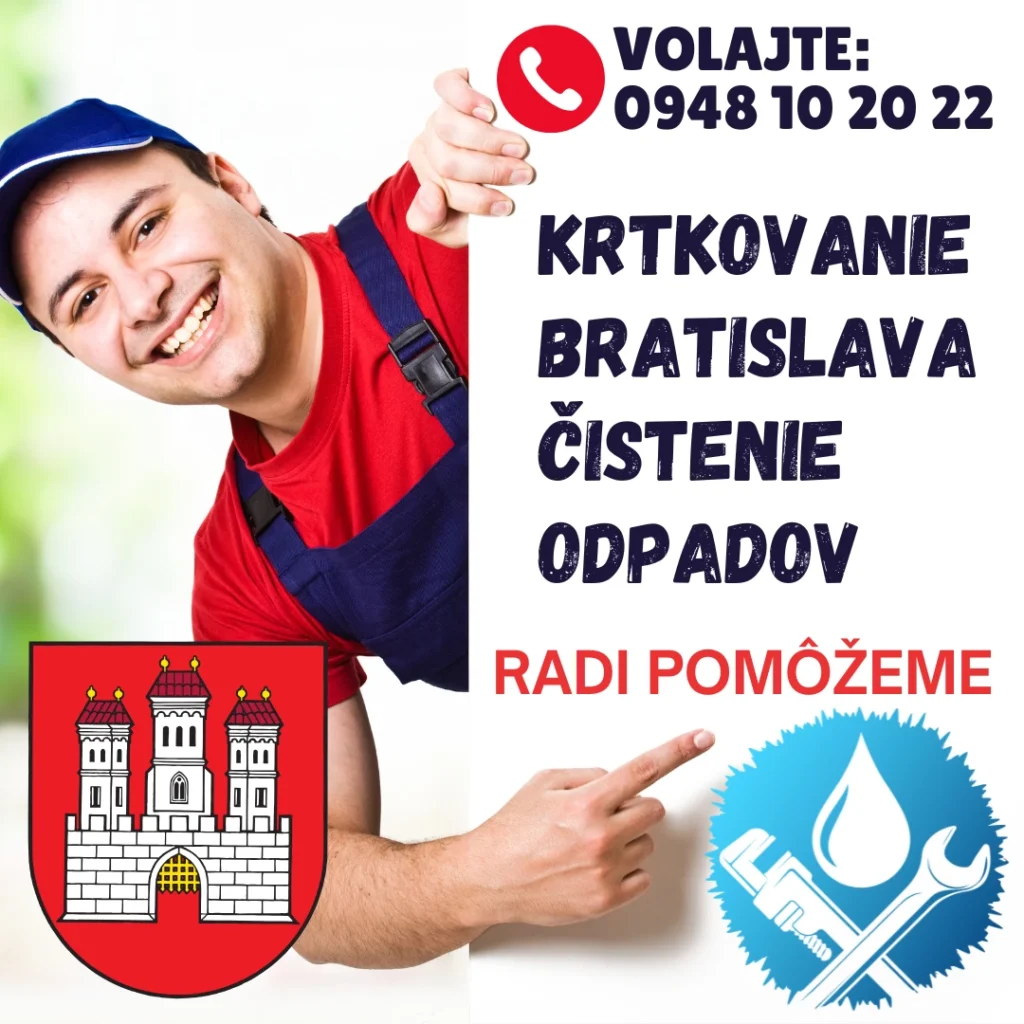 Krtkovanie Bratislava, čistenie odpadov